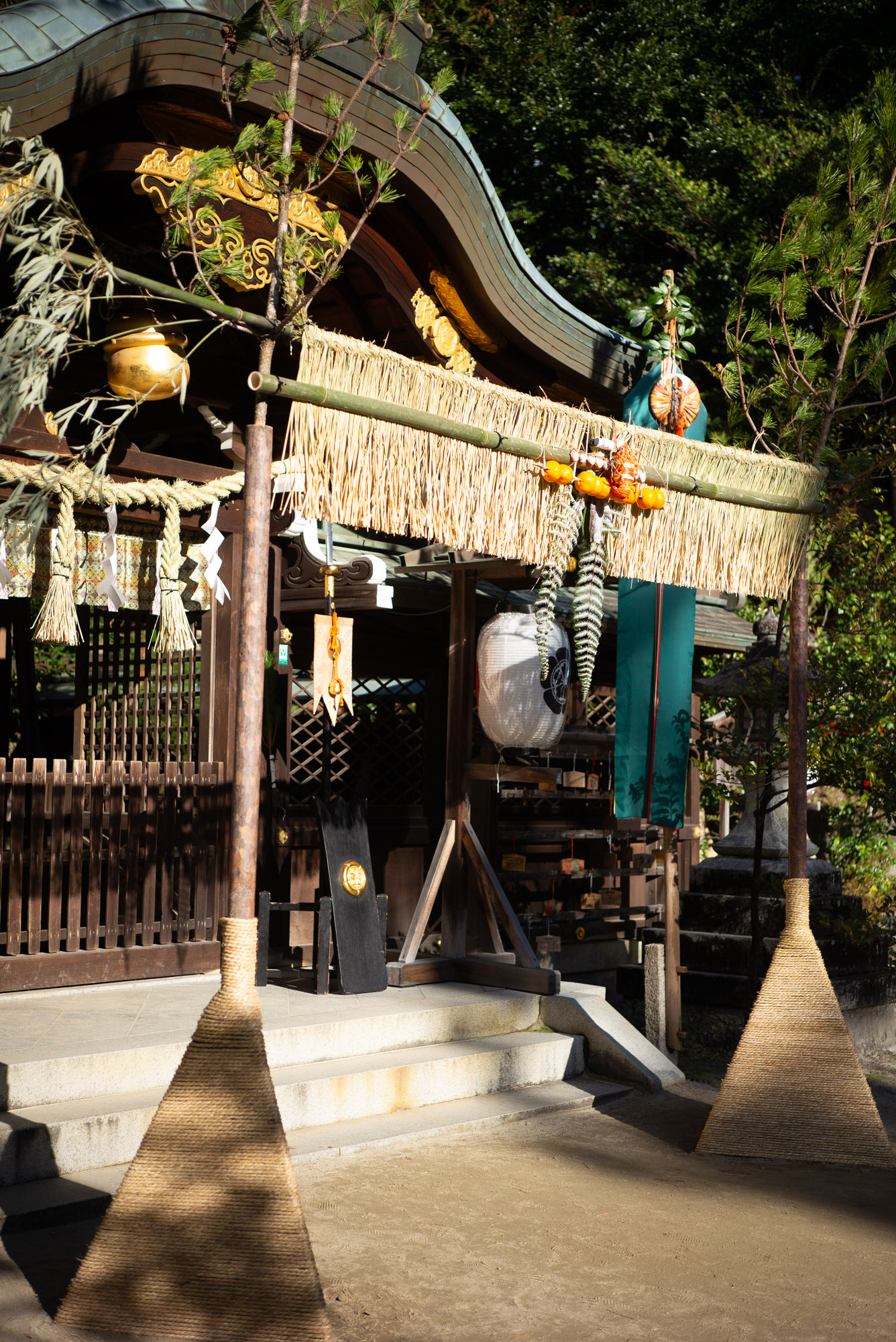 八大神社のお正月飾り