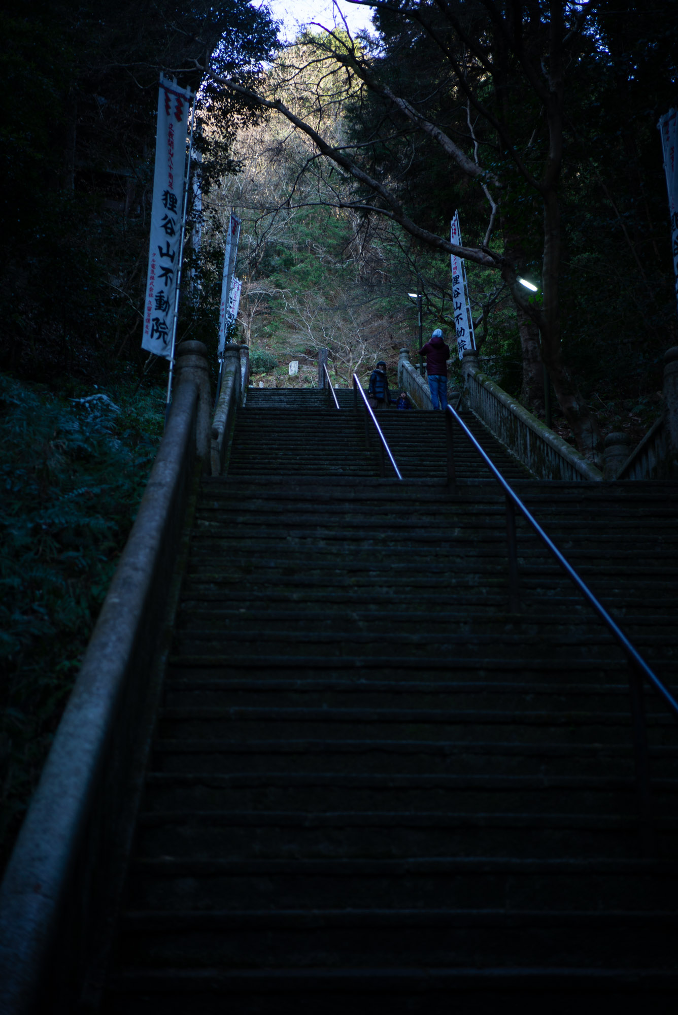 狸山不動院 陰影