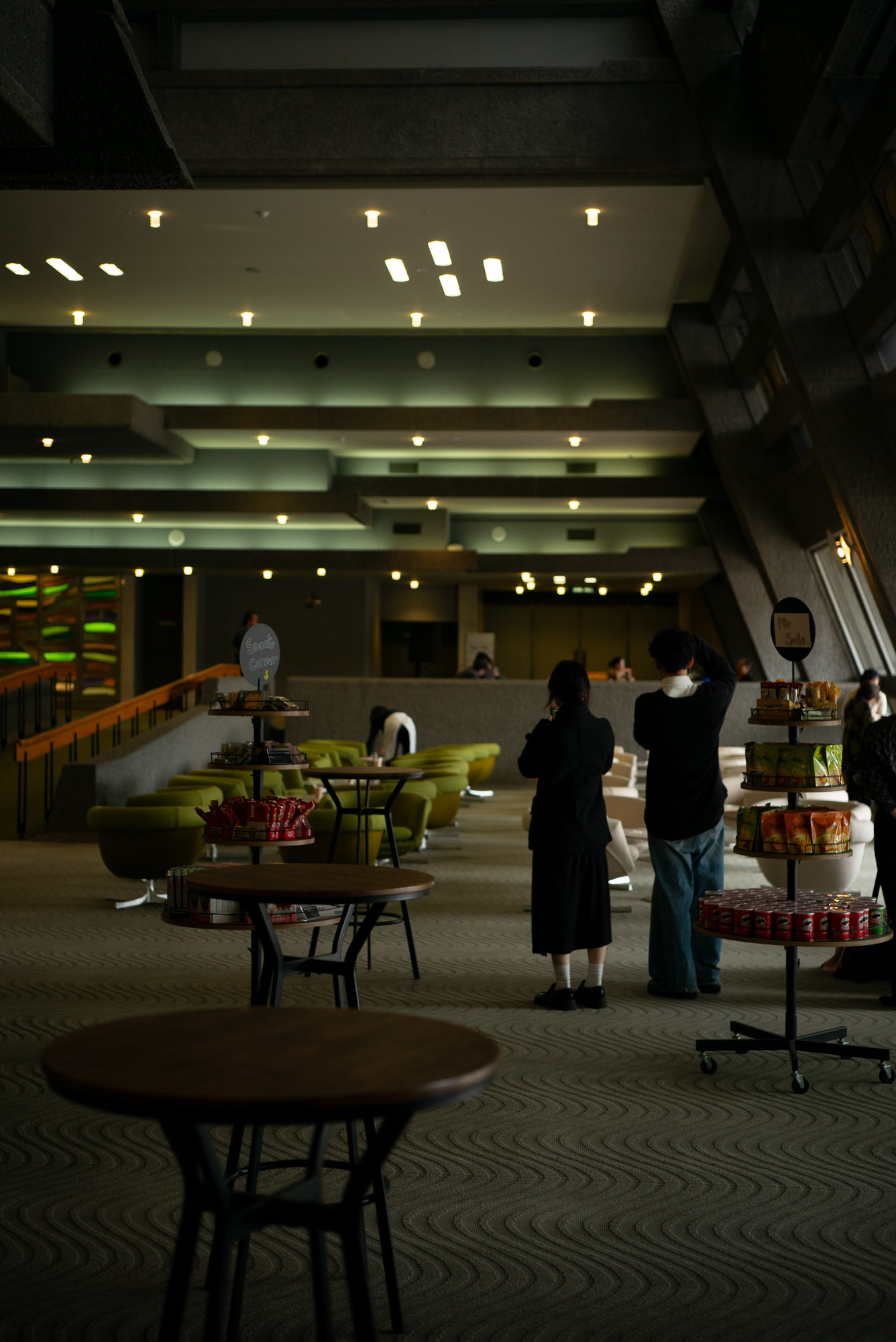 京都国際会館のカフェで